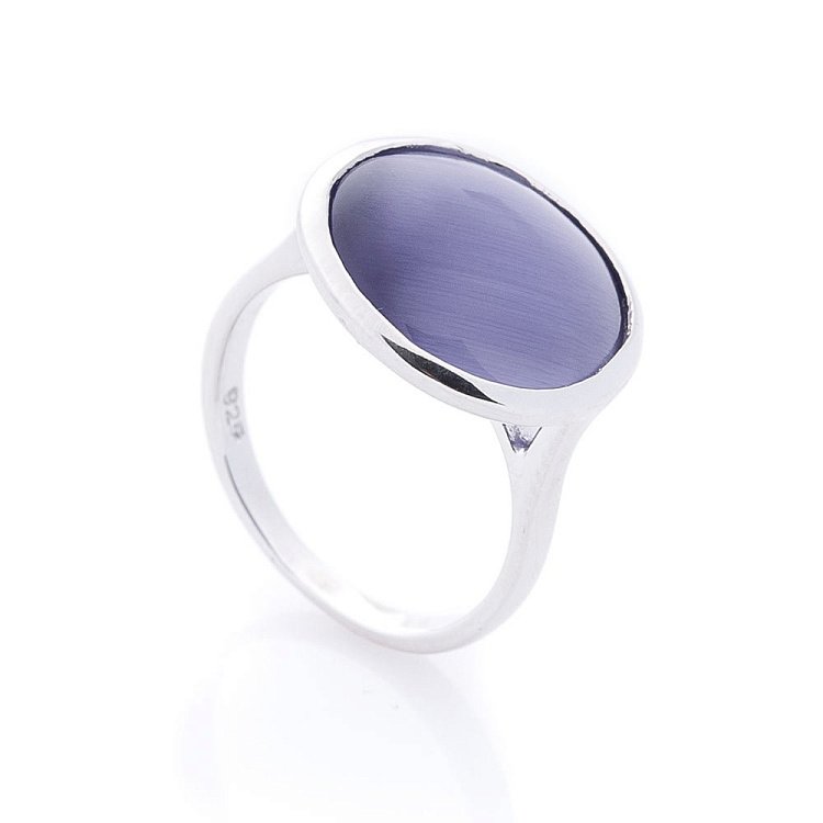 Срібна каблучка (ім.улексит) 112100 від ювелірного магазину Онікс - 2