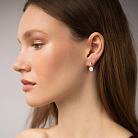 Золоті сережки з діамантами сб0557ri от ювелирного магазина Оникс - 1