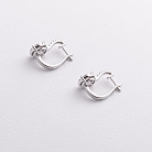 Золотые серьги с бриллиантами сб0557ri от ювелирного магазина Оникс - 1