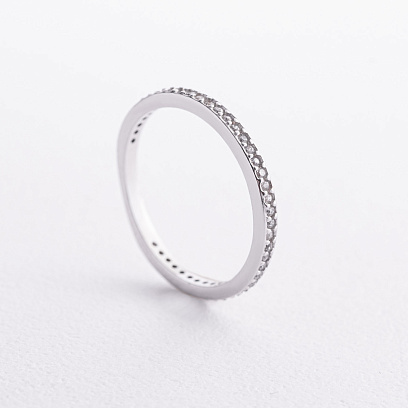 Серебряное кольцо с фианитами 1909/1р-CZ