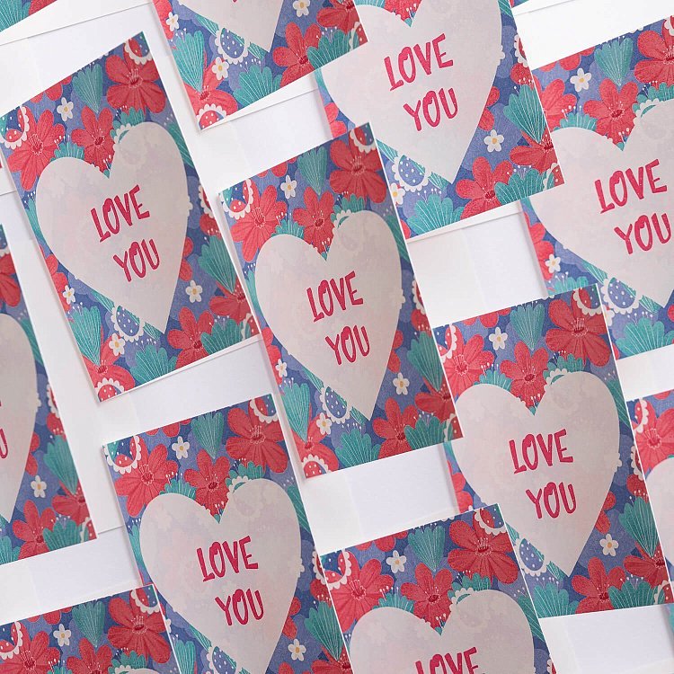 Листівка до Вашого подарунку "LOVE YOU" від ювелірного магазину Онікс - 2