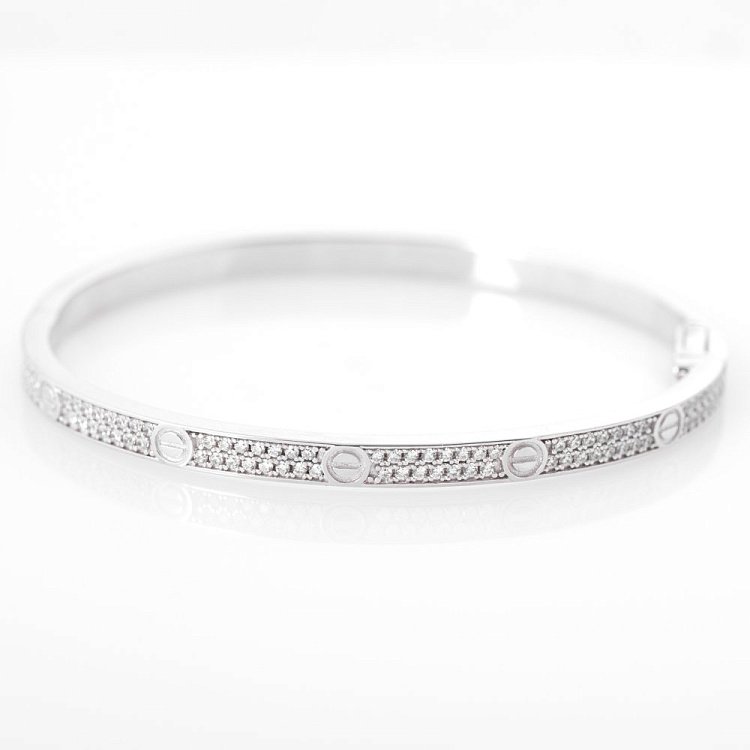 Срібний браслет з фіанітами 141192 від ювелірного магазину Онікс