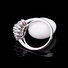 Серебряное кольцо с фианитами к10 от ювелирного магазина Оникс - 1
