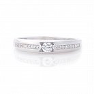 Срібний перстень з фіанітами 112119 от ювелирного магазина Оникс - 2