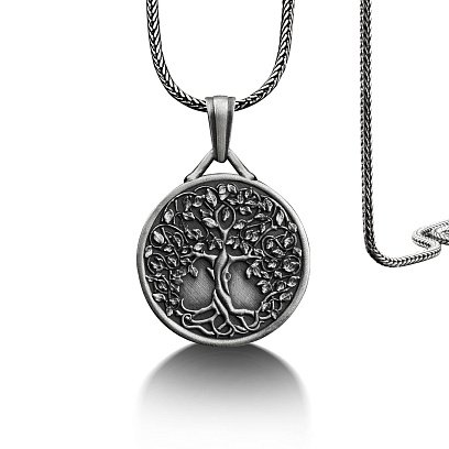 Серебряный кулон "Древо жизни" (возможна гравировка) 133187 №7