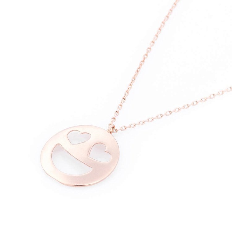 Золотое колье "Смайлик" кол01104 от ювелирного магазина Оникс