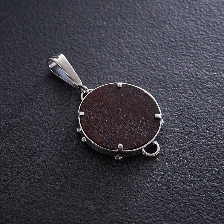 Срібний кулон "Вовки Роду" з деревом 088 від ювелірного магазину Онікс - 4