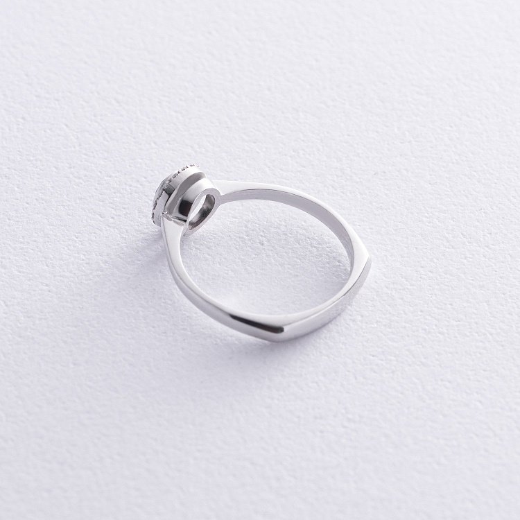 Золота каблучка з діамантами 236091122 від ювелірного магазину Онікс - 4