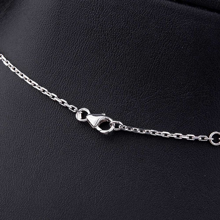 Срібне кольє "Китайський ліхтарик" з фіанітами 18273 від ювелірного магазину Онікс - 2