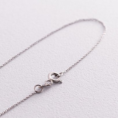 Золоте кольє "Ніжки" з фіанітами кол01365 №3