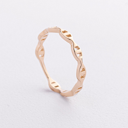 Кольцо "Helen" в желтом золоте mini к08432