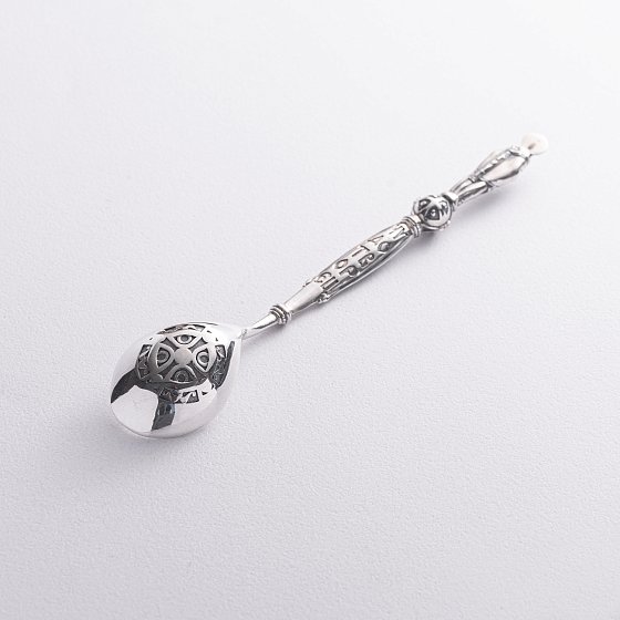 Серебряная ложка со Св. Николаем 24025 №3