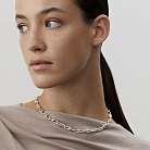 Серебряное колье "Фантазия" 181103 от ювелирного магазина Оникс - 12