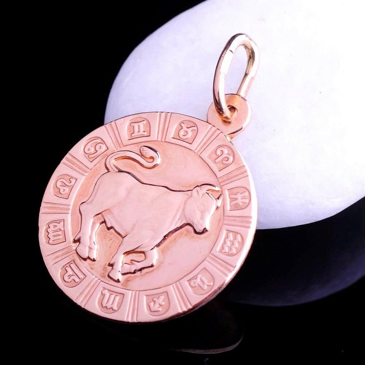 Підвіска "Знаки зодіаку - Телець" п00020тц від ювелірного магазину Онікс