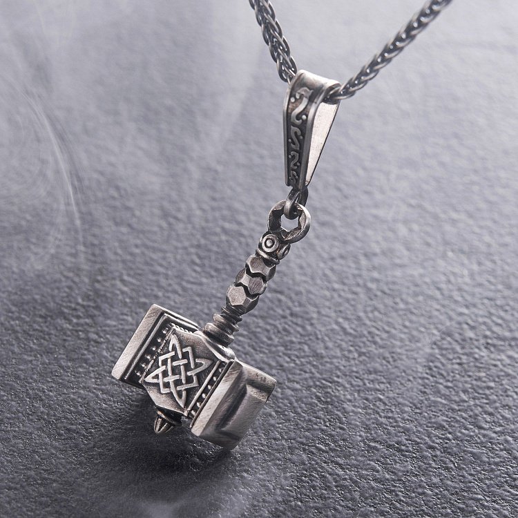 Срібний кулон "Молот Сварога" 218 від ювелірного магазину Онікс - 23