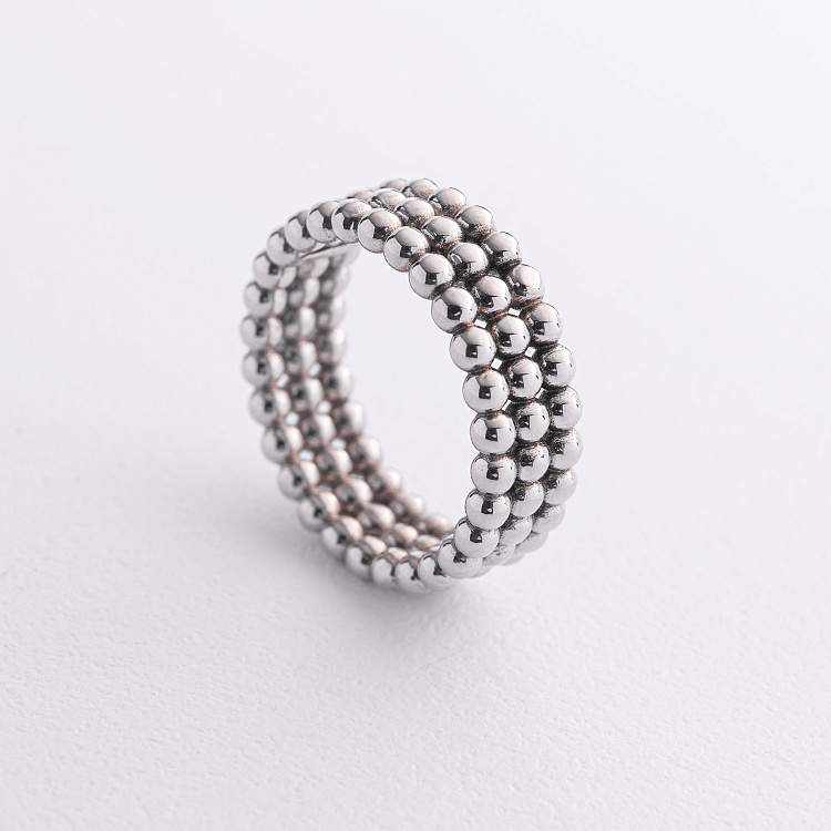 Каблучка "Рейчел" з кульками (срібло) 7466 від ювелірного магазину Онікс