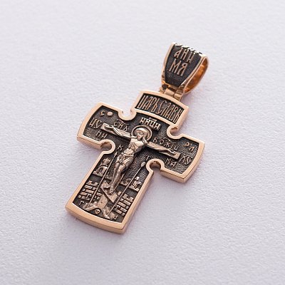 Золотой православный крест 
