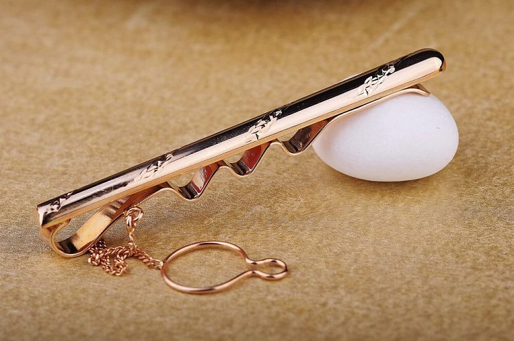 Затиск для краватки з візерунком заж00005х від ювелірного магазину Онікс - 2