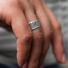 Серебряное кольцо "Вышиванка" 1114 от ювелирного магазина Оникс - 22