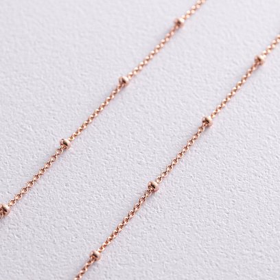 Кольє - ланцюжок "Витонченість" у червоному золоті ц00477 №2