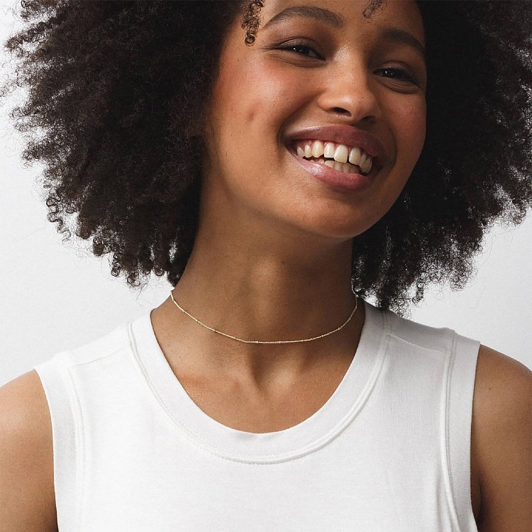 Серебряное колье "Утонченность" 181055 от ювелирного магазина Оникс - 9