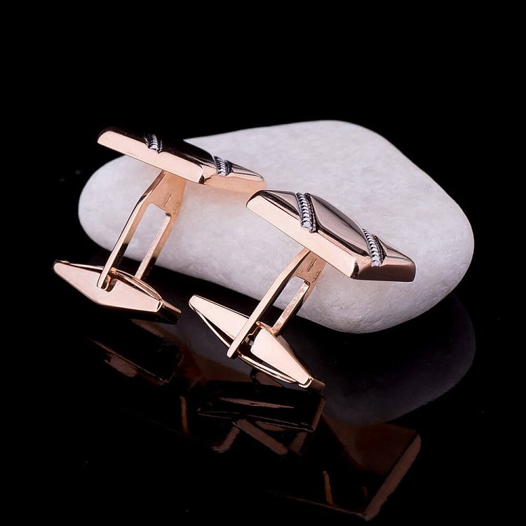 Золоті запонки зап00023 від ювелірного магазину Онікс - 1