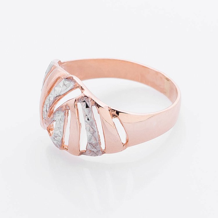 Золота каблучка к01088 - 2 Золота каблучка к01088 від ювелірного магазину Онікс - 2