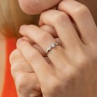 Помолвочное кольцо с бриллиантом (белое золото) 22991121 от ювелирного магазина Оникс - 1