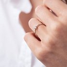 Помолвочное золотое кольцо с бриллиантом 101-10117(2.9)б от ювелирного магазина Оникс - 1