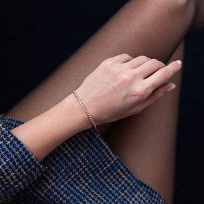 Браслет з червоного золота б04169 №5