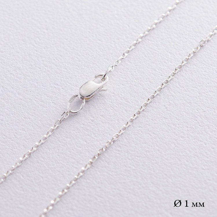 Серебряная цепочка (якорное плетение) б010191b от ювелирного магазина Оникс