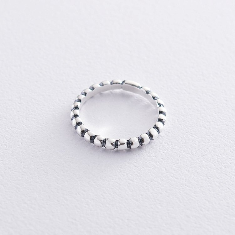 Серебряное кольцо с чернением 112123 от ювелирного магазина Оникс