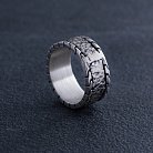 Мужское серебряное кольцо 112719 от ювелирного магазина Оникс - 3
