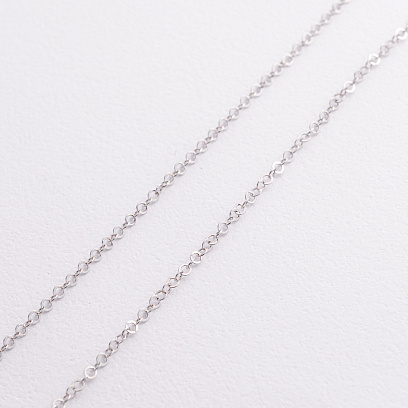 Цепочка в белом золоте 1мм ц00272-1 №2