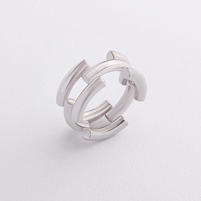 Серебряное кольцо "Ритм" 7440род