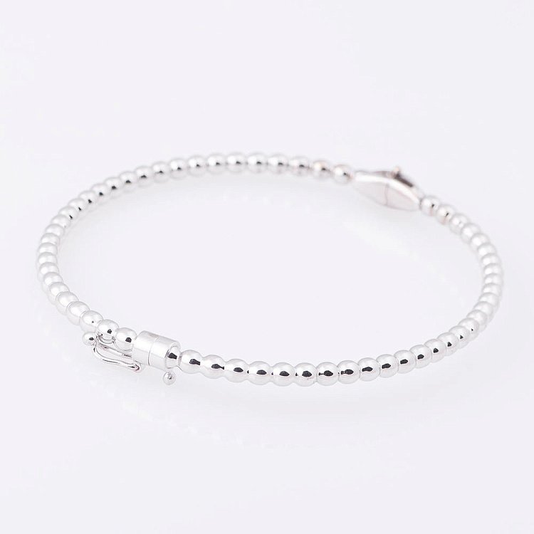 Золотой браслет с шариками б02772 от ювелирного магазина Оникс - 2