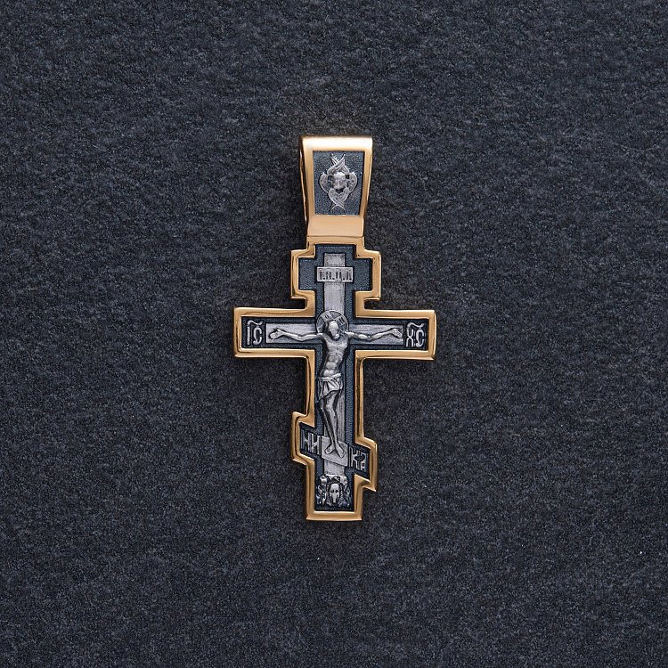 Православний хрест "Розп'яття Христове" 132897 від ювелірного магазину Онікс - 10