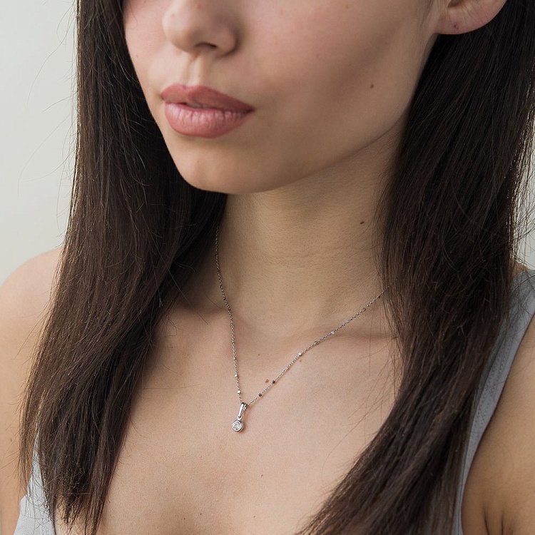 Золота підвіска з діамантом п0289б від ювелірного магазину Онікс - 2