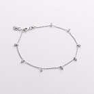 Браслет в белом золоте с бриллиантами бб0041di от ювелирного магазина Оникс