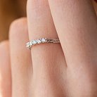 Золотое кольцо с дорожкой камней (бриллианты) кб0437cha от ювелирного магазина Оникс - 3