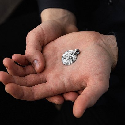 Срібний кулон "Знак зодіаку Овен" 133221овен №5