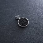 Срібний кулон "Знак зодіаку Тілець" з ебеном 1041телець от ювелирного магазина Оникс - 5