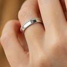 Обручальное золотое кольцо с дорожкой бриллиантов 236611121 от ювелирного магазина Оникс - 5