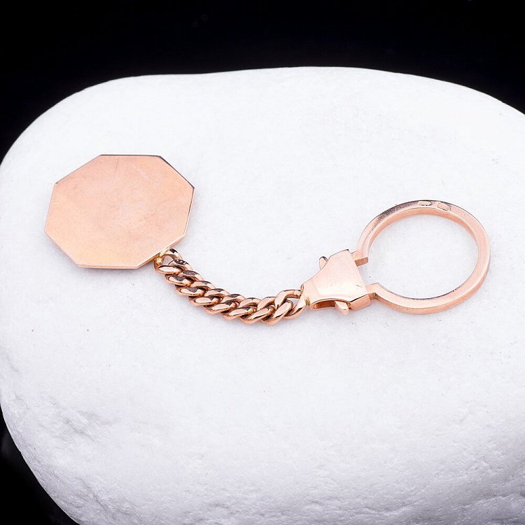 Золотой брелок "Ford-Форд" (эмаль) бр00001ф - 2 Золотой брелок "Ford-Форд" (эмаль) бр00001ф от ювелирного магазина Оникс - 2