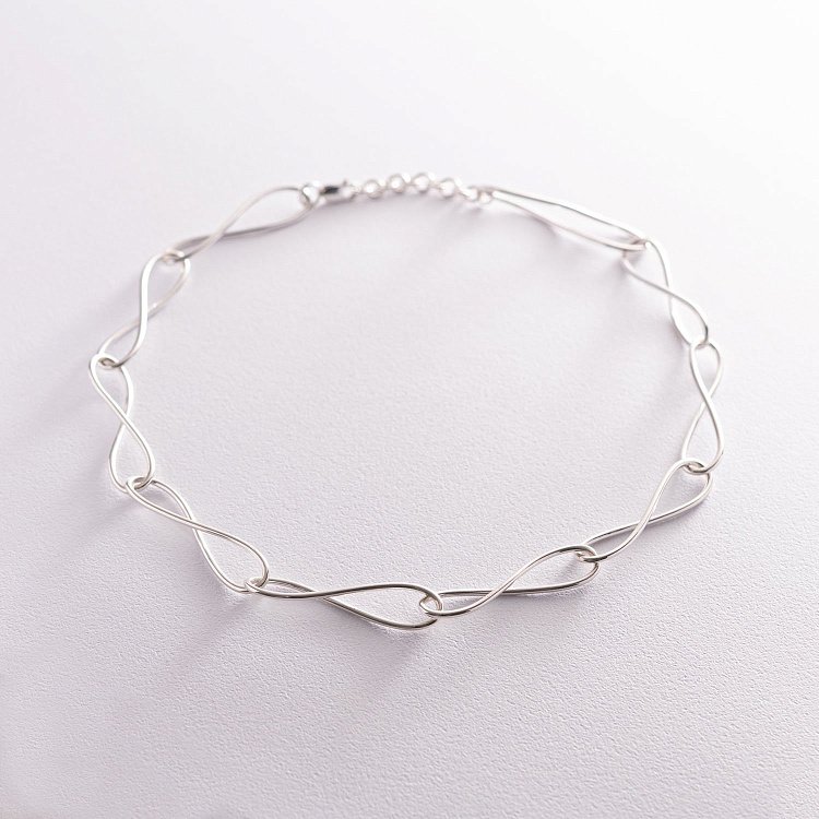 Срібне кольє "Чуттєвість" 181091 від ювелірного магазину Онікс - 1