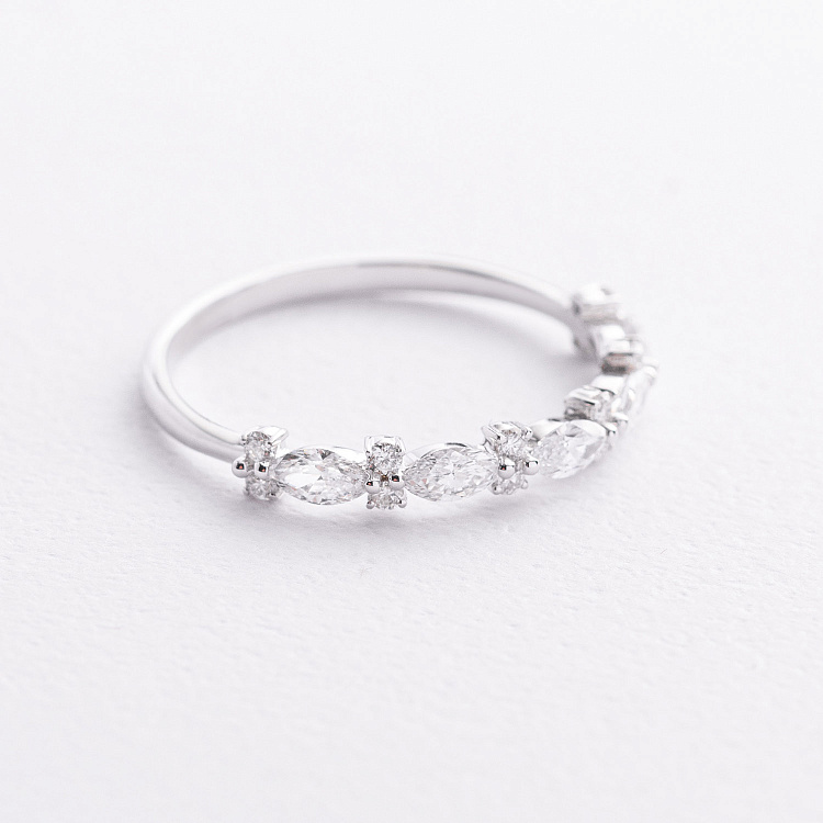 Золотое кольцо с бриллиантами кб0678lg от ювелирного магазина Оникс - 1