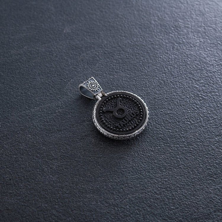 Срібний кулон "Знак зодіаку Тілець" з ебеном 1041телець - 5 Срібний кулон "Знак зодіаку Тілець" з ебеном 1041телець від ювелірного магазину Онікс - 5