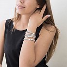 Серебряный браслет с фианитами 14919 от ювелирного магазина Оникс - 5