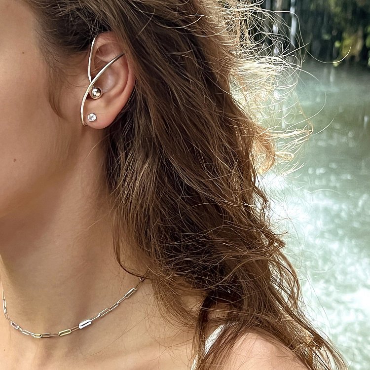 Колье "Ванесса" в белом золоте кол02204 от ювелирного магазина Оникс - 1