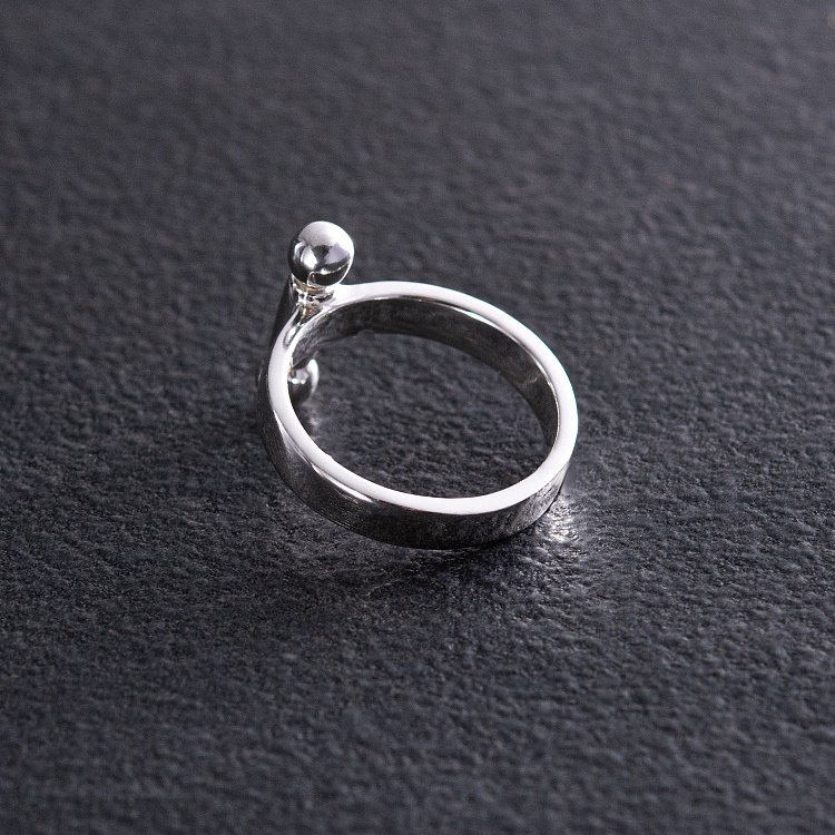 Серебряное кольцо "Новый стиль" 112597 от ювелирного магазина Оникс - 6